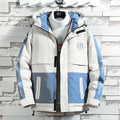 Men's Long Hooded Cotton Jacket - Winter Fashion