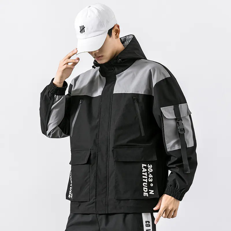 Korean Style Hooded Casual Jacket for Boys