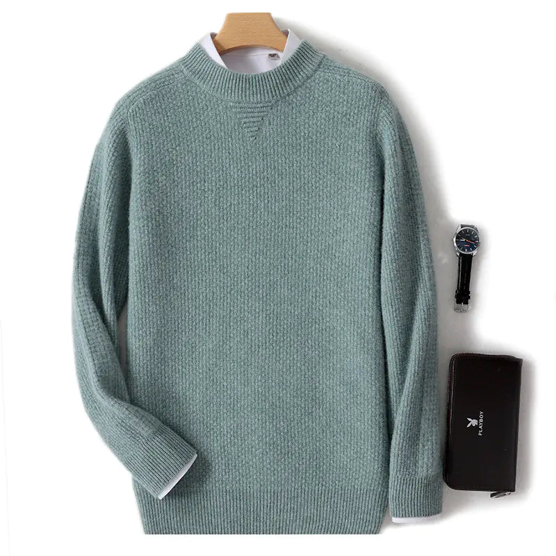 Men's Winter Rhombus Cashmere Sweater