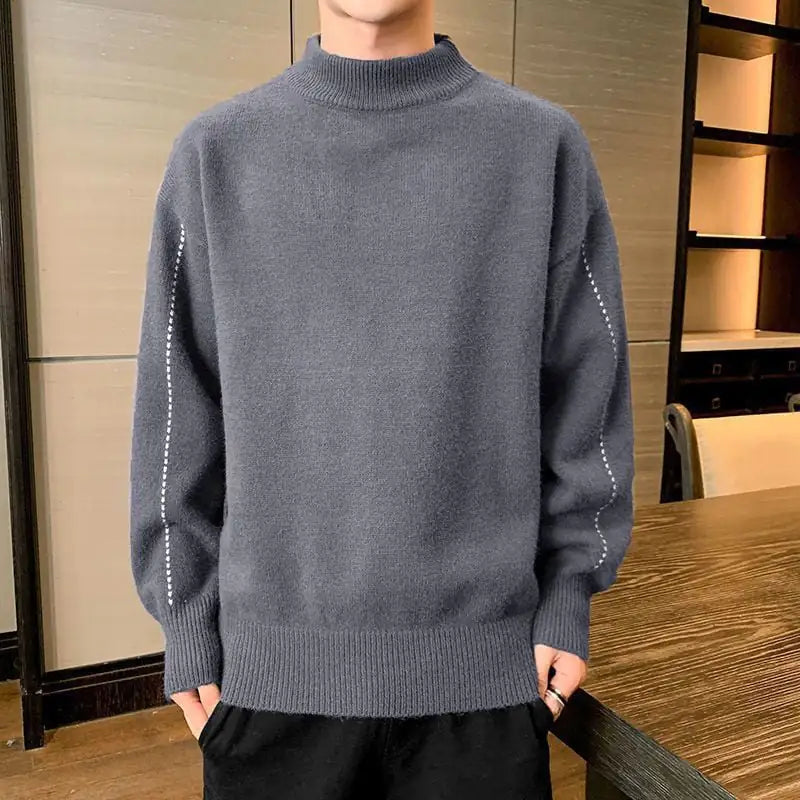 Thick Velvet Bottoming Shirt for Trendy Youth Winter