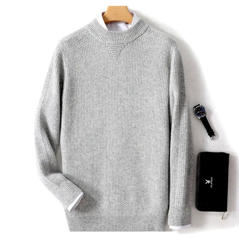 Men's Winter Rhombus Cashmere Sweater