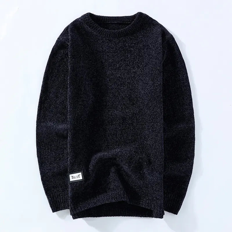 Men's Thick Velvet Winter Sweater