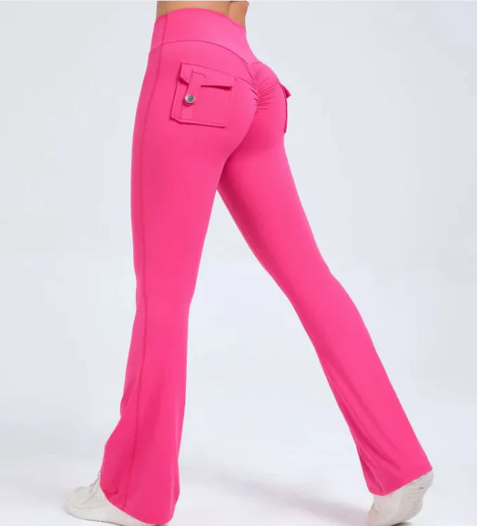 Wide-Leg Sports Leggings