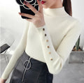 Turtleneck Sweater, Base Layer, Knit Top
