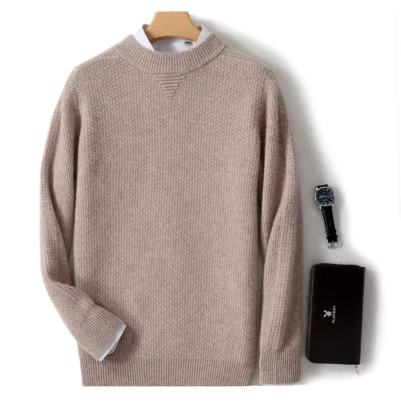 Men's Winter Rhombus Cashmere Sweater