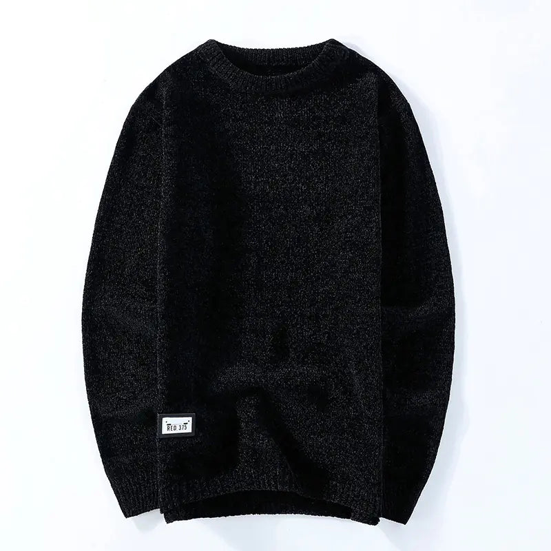 Men's Thick Velvet Winter Sweater
