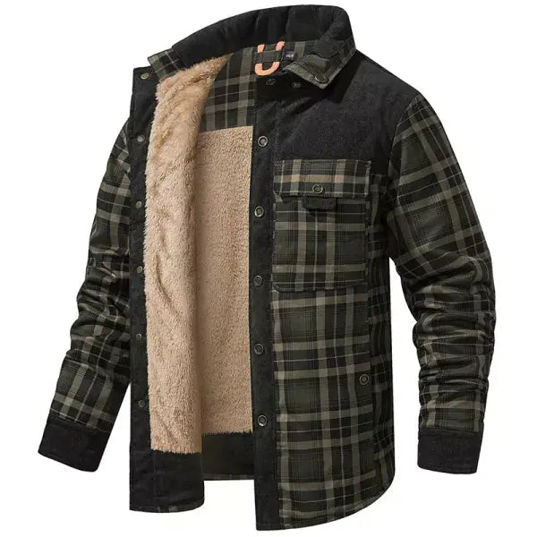 Men's Plus Size Warm Cotton Fleece Jacket
