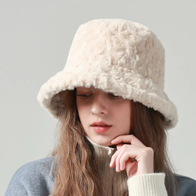 Lambswool Fisherman Hat for Women - Winter Fashion