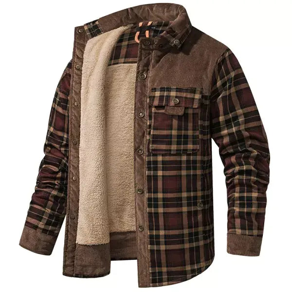 Men's Plus Size Warm Cotton Fleece Jacket